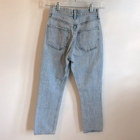 Agolde Riley High Rise Jeans in Shatter Wash - Picture 3 of 8